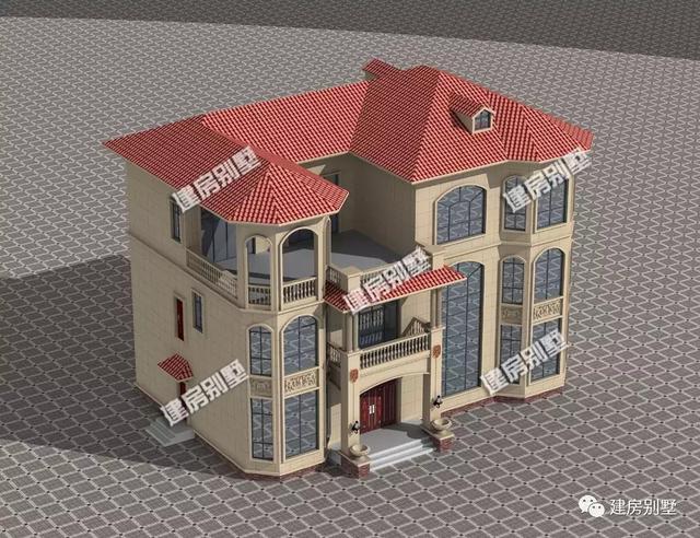 帶堂屋設(shè)計(jì)的農(nóng)村豪華住宅，一輩子就建一棟就夠了。