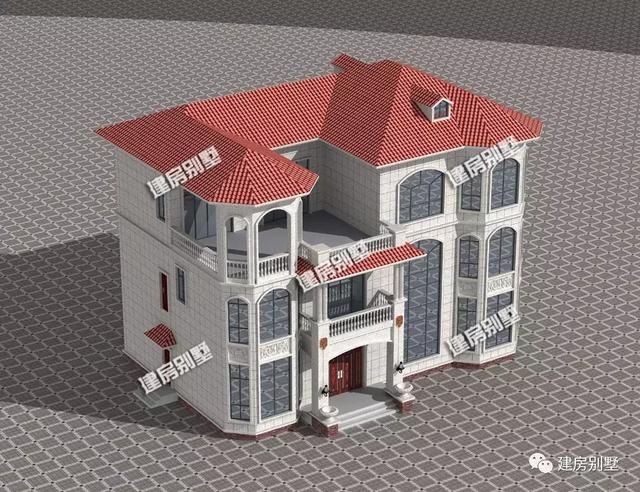 帶堂屋設(shè)計(jì)的農(nóng)村豪華住宅，一輩子就建一棟就夠了。