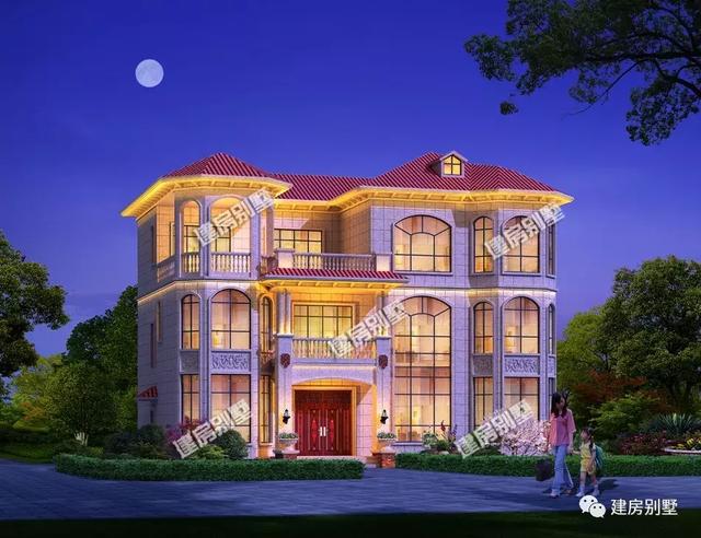 帶堂屋設(shè)計(jì)的農(nóng)村豪華住宅，一輩子就建一棟就夠了。