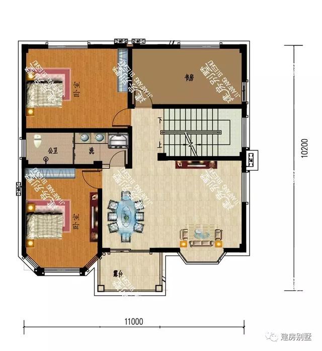 顏值滿分、布局實(shí)用的兩棟二層自建房，采用多邊形窗戶設(shè)計(jì)，住著更舒適。
