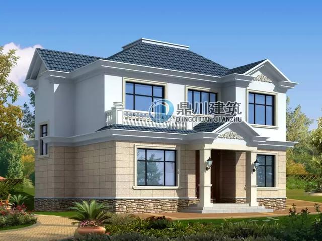 二層帶堂屋農(nóng)村自建房，簡潔大方又不落俗套，布局合理，農(nóng)村建房不再愁！