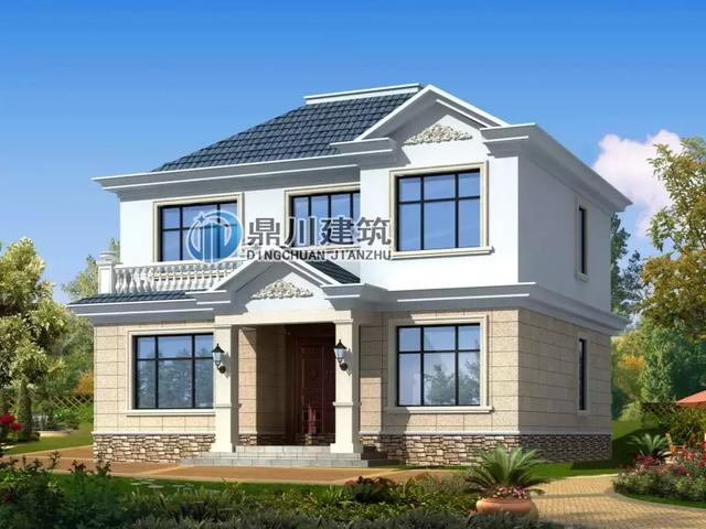 二層帶堂屋農(nóng)村自建房，簡潔大方又不落俗套，布局合理，農(nóng)村建房不再愁！