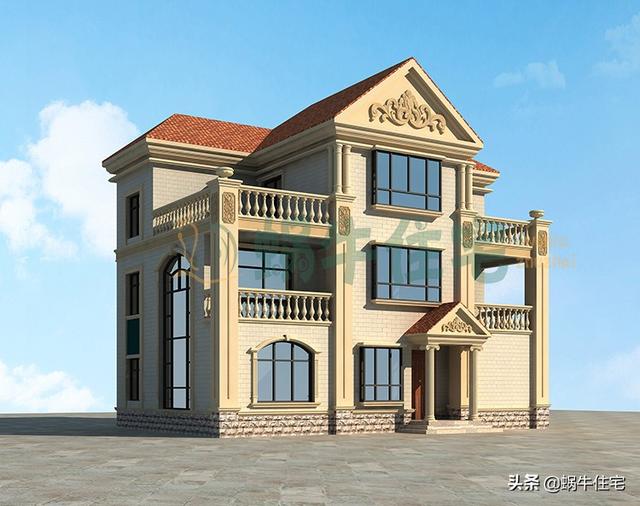 34萬三層爆款別墅設(shè)計圖，讓你心動不已的一款別墅。