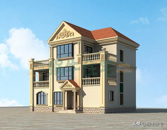 34萬三層爆款別墅設(shè)計圖，讓你心動不已的一款別墅。