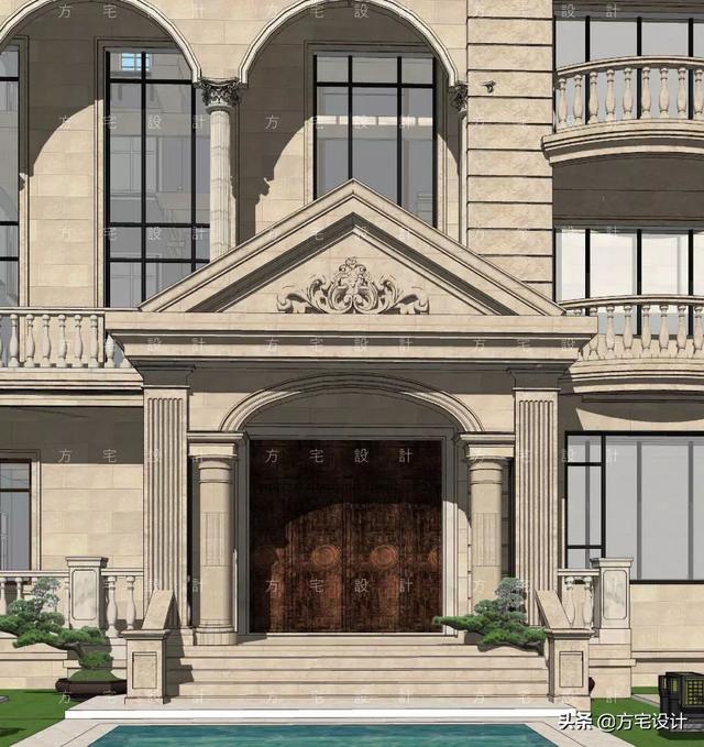 占地270平的五層豪華別墅設計圖，帶效果圖和施工圖。