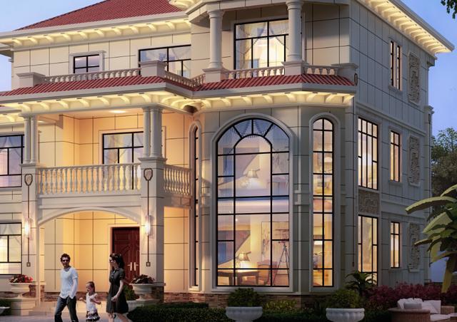 在農(nóng)村建一棟三層豪宅別墅，別提有多少人羨慕了，真是給家族長(zhǎng)臉！