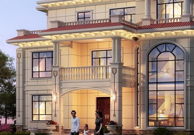 在農(nóng)村建一棟三層豪宅別墅，別提有多少人羨慕了，真是給家族長(zhǎng)臉！