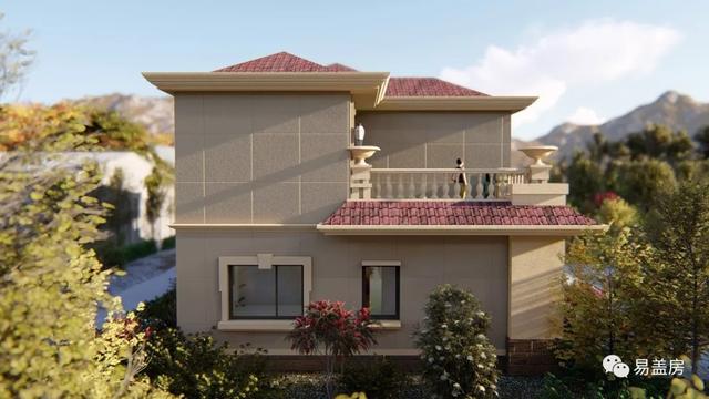 25m×11m二層歐式別墅設(shè)計圖，大氣時尚，帶實拍效果圖和圖紙。