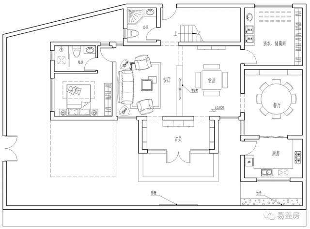 15.9m×11.2m三層新中式別墅，56萬建成，過起了江南鄉(xiāng)村生活。