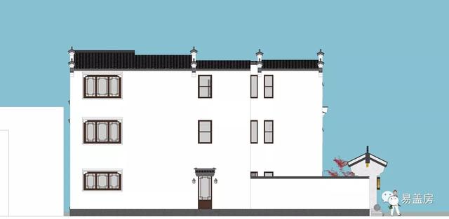 15.9m×11.2m三層新中式別墅，56萬建成，過起了江南鄉(xiāng)村生活。