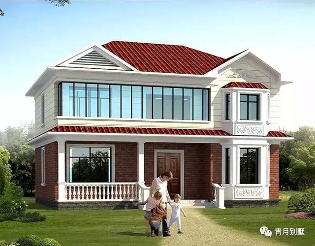 占地127平的農(nóng)村小別墅自建房，戶型通透，占地面積適中，適合農(nóng)村自建。