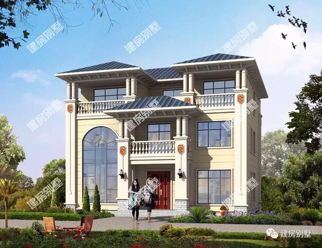 3款面寬都是13米的農(nóng)村別墅設計圖，兩層三層的都有，造型和布局簡直是一百分。