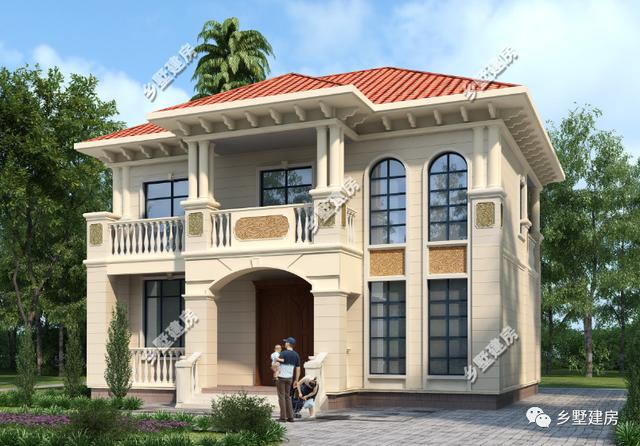 現(xiàn)代的歐式三層大自建別墅設計圖，大氣時尚，看一眼就非常喜歡。