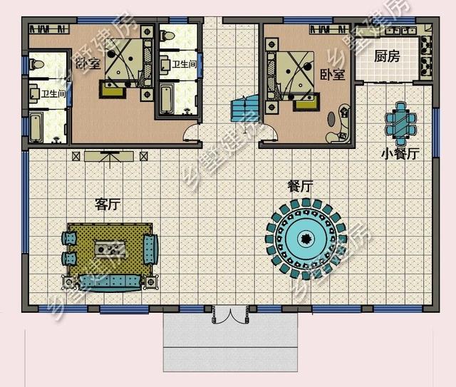 現(xiàn)代的歐式三層大自建別墅設計圖，大氣時尚，看一眼就非常喜歡。