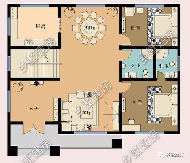 46萬三層歐式別墅設(shè)計(jì)圖，外觀精致漂亮，看了都心動(dòng)。