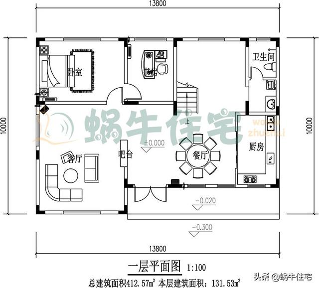 三層現(xiàn)代平屋頂別墅設計圖，簡單實用，人人都喜歡。