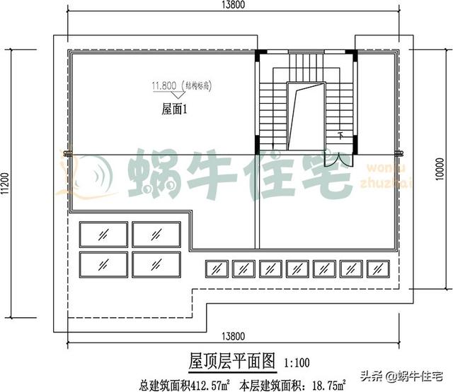 三層現(xiàn)代平屋頂別墅設計圖，簡單實用，人人都喜歡。