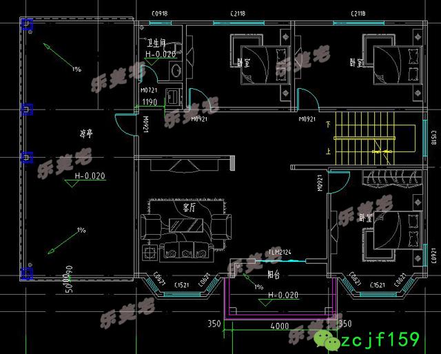 3棟帶車庫(kù)且風(fēng)格也相同的三層別墅，大氣簡(jiǎn)約，你更喜歡哪一款呢？