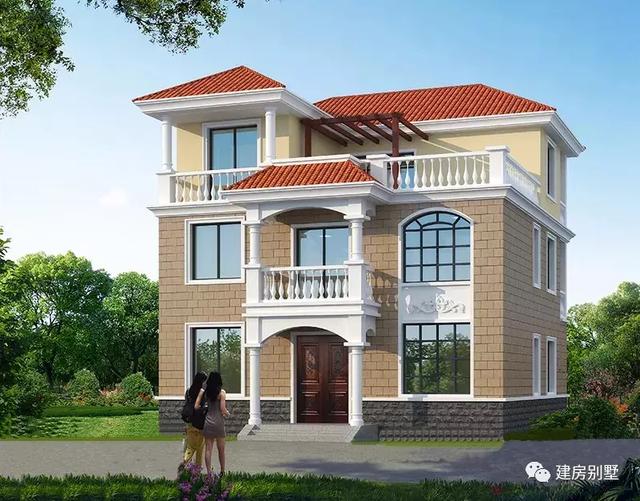 兩款面寬一樣的三層農(nóng)村自建房，花個(gè)30萬(wàn)建一棟，以后就是享受一輩子了。