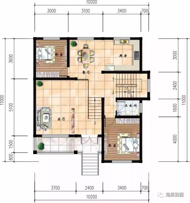 兩款帶地下室的三層農(nóng)村自建房，第二棟豪華氣派，人人都想建。