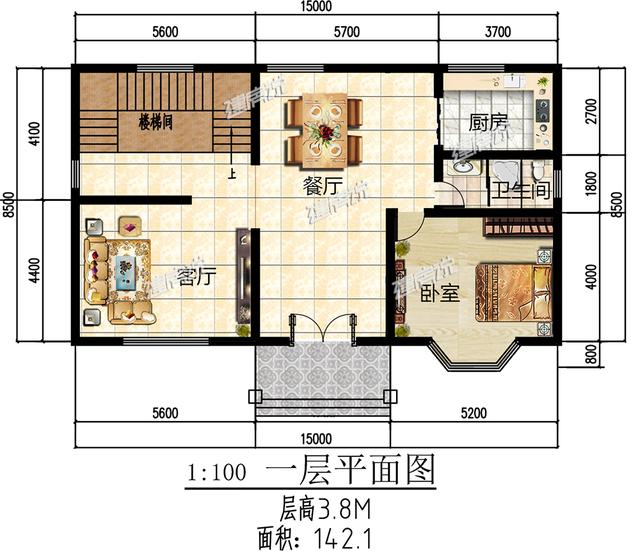 花30萬蓋了棟二層漂亮別墅，非常有面子！