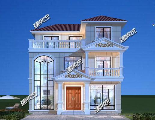 漂亮的三層歐式獨棟別墅，是我見過農(nóng)村最漂亮的，很值得建一棟。