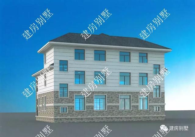 17×10.8三層兄弟雙拼別墅設(shè)計圖，回老家建房子就建雙拼的，感情才能更好。