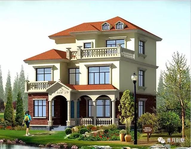 占地128平三層小樓設計圖，高端大方，不容錯過的好戶型。