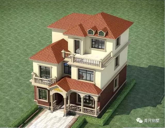 占地128平三層小樓設計圖，高端大方，不容錯過的好戶型。