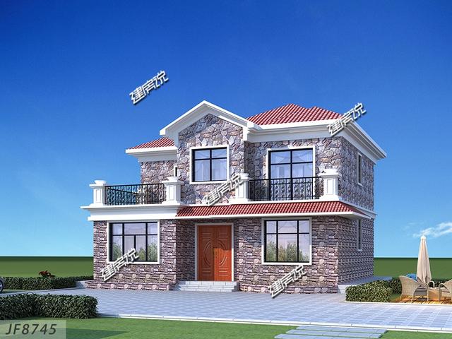 田園風(fēng)二層小別墅，已有十幾棟實(shí)景建成，實(shí)力派就是這么優(yōu)秀。