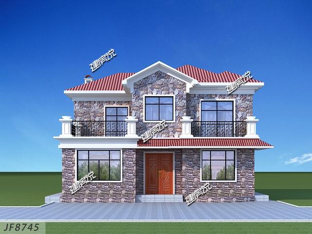 田園風(fēng)二層小別墅，已有十幾棟實(shí)景建成，實(shí)力派就是這么優(yōu)秀。