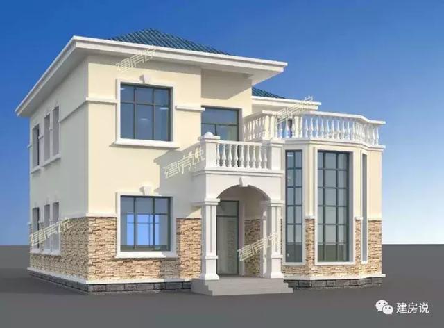 二層經(jīng)典農(nóng)村自建房，火爆了全村，建一棟，能成為全村模仿對象。