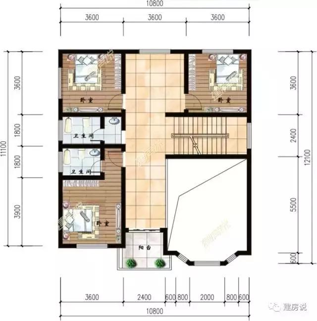 二層經(jīng)典農(nóng)村自建房，火爆了全村，建一棟，能成為全村模仿對象。