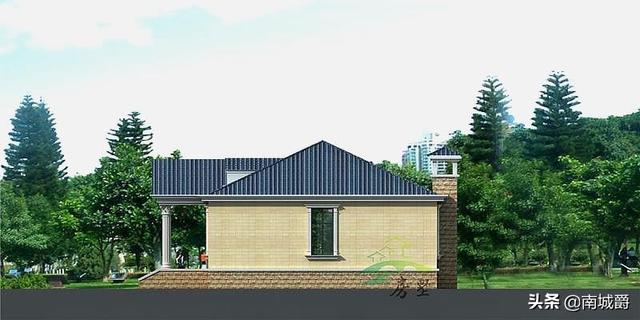 農(nóng)村一層歐式別墅設(shè)計(jì)圖，清爽又不失大氣，經(jīng)濟(jì)又實(shí)用，你應(yīng)該擁有一套。