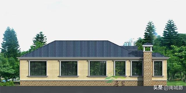 農(nóng)村一層歐式別墅設(shè)計(jì)圖，清爽又不失大氣，經(jīng)濟(jì)又實(shí)用，你應(yīng)該擁有一套。