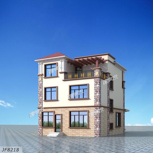 占地102平的三層別墅設(shè)計(jì)圖，只要20萬(wàn)就能建成，不容錯(cuò)過。