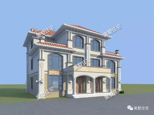 占地188平的三層雙拼別墅設計圖，經(jīng)濟實用，十里八鄉(xiāng)都來夸。