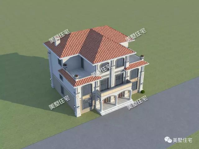 占地188平的三層雙拼別墅設計圖，經(jīng)濟實用，十里八鄉(xiāng)都來夸。