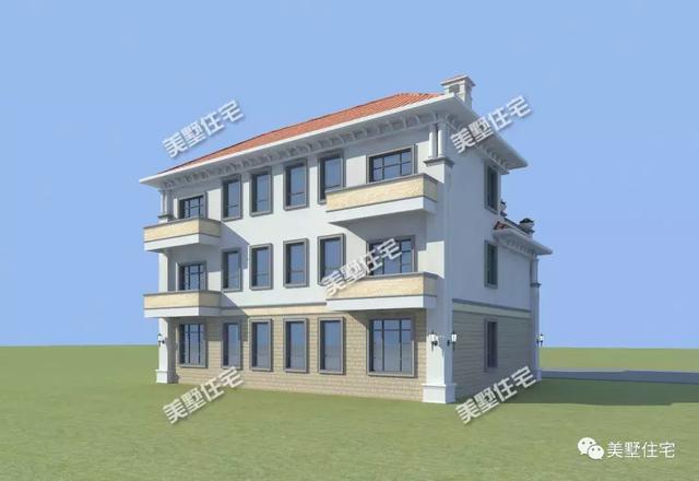 占地188平的三層雙拼別墅設計圖，經(jīng)濟實用，十里八鄉(xiāng)都來夸。