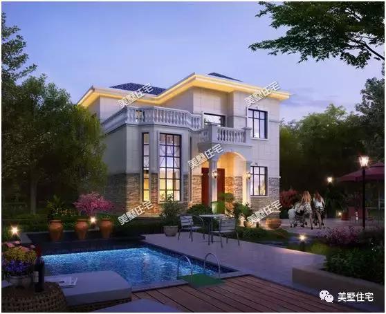 8款小開間8米的農(nóng)村別墅設(shè)計圖，款款精致，別有韻味。