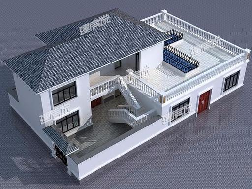 女婿花了幾十萬給兩老蓋了棟漂亮的房子，臉上可有光了。