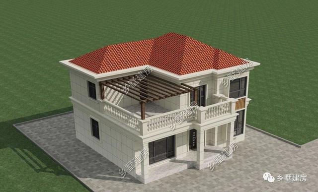 占地116平二層農(nóng)村小別墅設(shè)計(jì)圖，大氣時(shí)尚，實(shí)用經(jīng)濟(jì)，難得一見的好戶型。