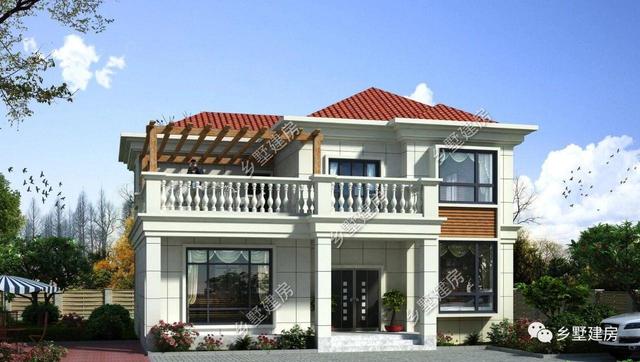 占地116平二層農(nóng)村小別墅設(shè)計(jì)圖，大氣時(shí)尚，實(shí)用經(jīng)濟(jì)，難得一見的好戶型。