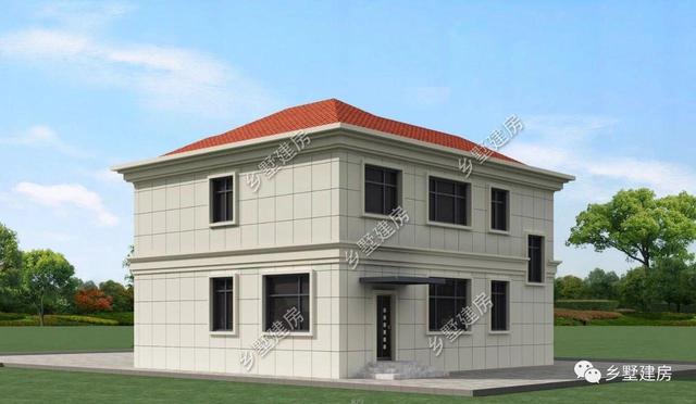 占地116平二層農(nóng)村小別墅設(shè)計(jì)圖，大氣時(shí)尚，實(shí)用經(jīng)濟(jì)，難得一見的好戶型。