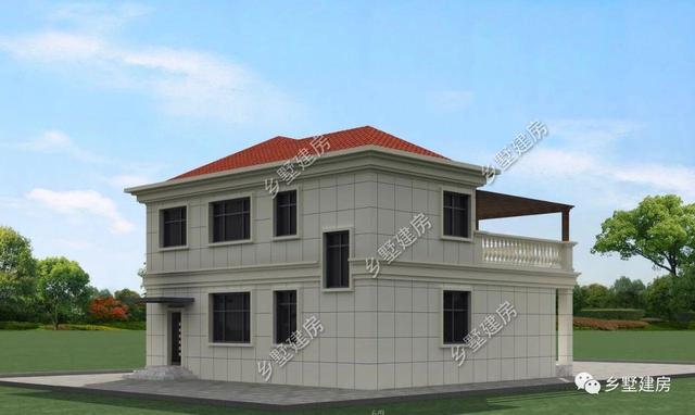 占地116平二層農(nóng)村小別墅設(shè)計(jì)圖，大氣時(shí)尚，實(shí)用經(jīng)濟(jì)，難得一見的好戶型。