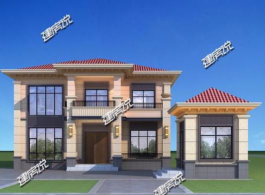 二層中式小別墅，左右對稱，美感十足，惹人喜愛，一棟就是大大的生活享受。