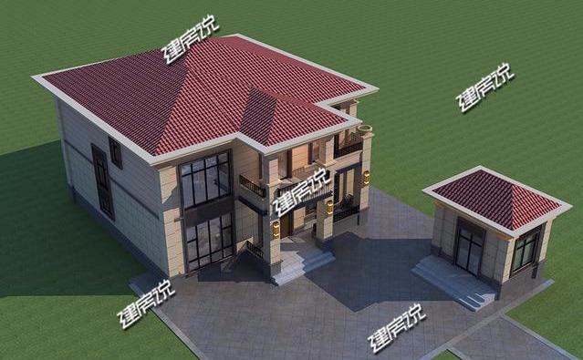 二層中式小別墅，左右對稱，美感十足，惹人喜愛，一棟就是大大的生活享受。