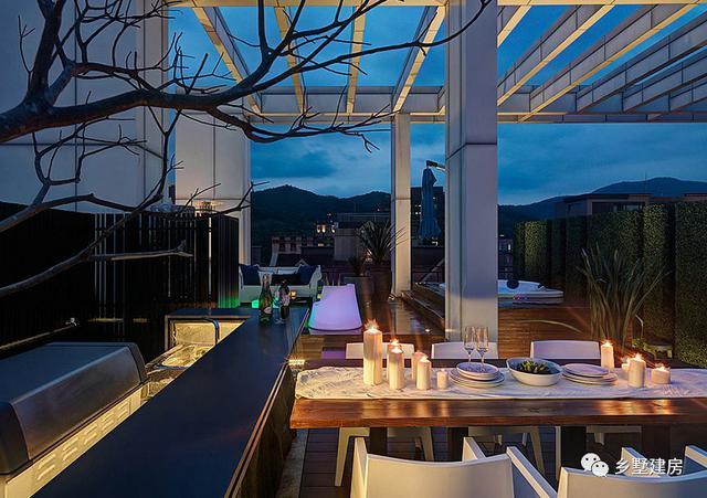 17.74X11.54米新中式二層別墅設(shè)計(jì)圖，帶泳池+庭院+露臺(tái)。