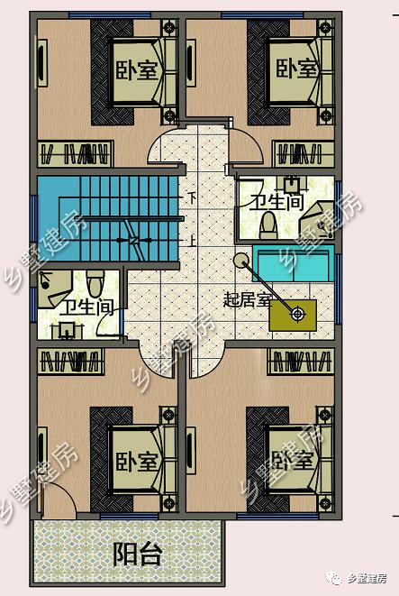 現(xiàn)代風(fēng)格三層別墅，大玻璃窗設(shè)計(jì)，室內(nèi)亮堂，窄面寬也能走路帶風(fēng)。