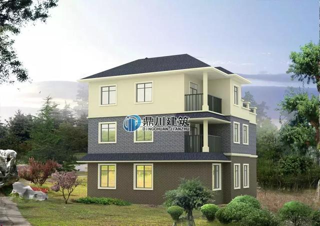 26萬以內(nèi)三層別墅設(shè)計圖，帶車庫和開放式廚房設(shè)計，實拍效果沉穩(wěn)大氣。